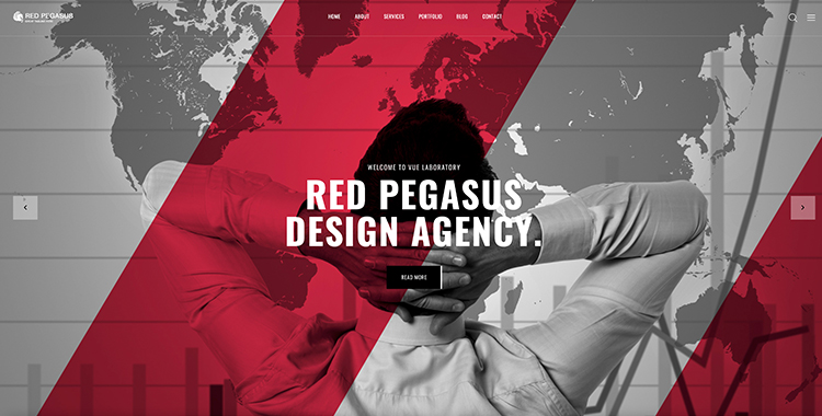 Red Pegasus Bootstrap HTML template